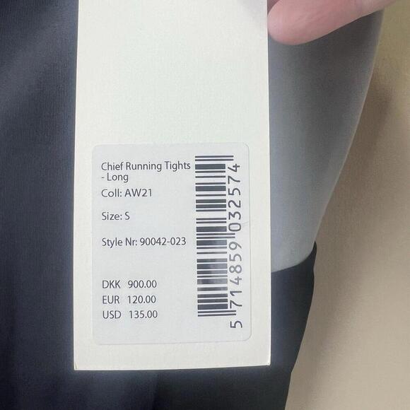 7 DAYS ACTIVE 'Chief Running Tights - Long' Men's Compression Training S Gry NWT - Picture 4 of 4